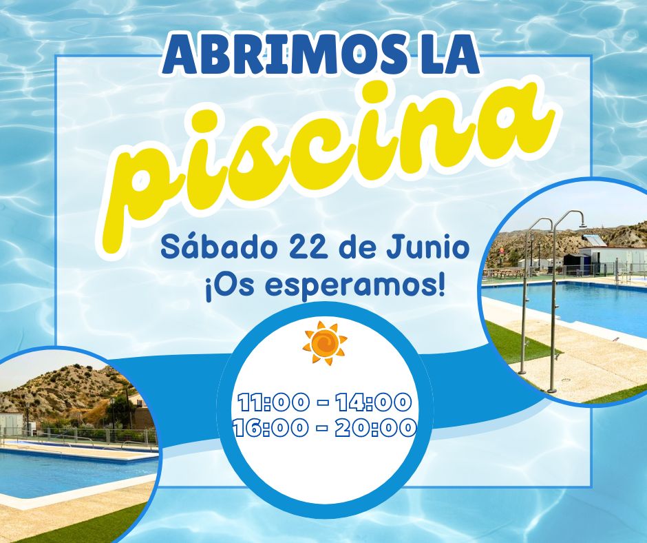 APERTURA DE LA PISCINA